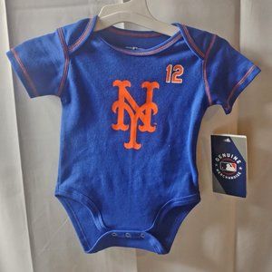 NWT New York Giants Francisco Lindor One Piece Jersey Outfit18 Months